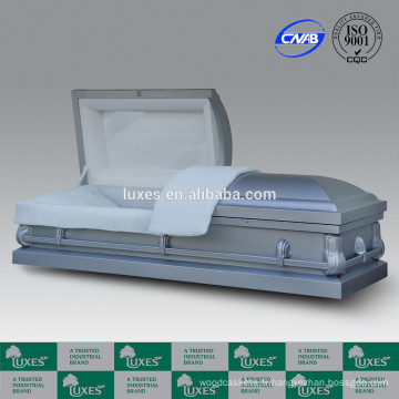 Style populaire américain LUXES 20ga acier cercueils cercueils métalliques à bas prix